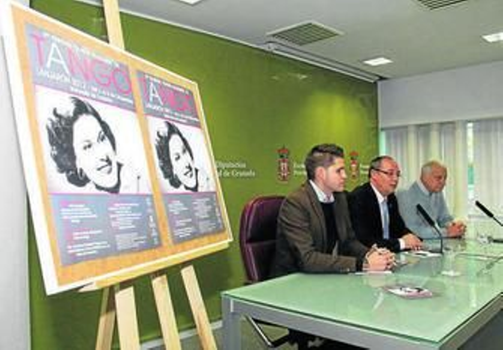 Un momento de la presentación, ayer