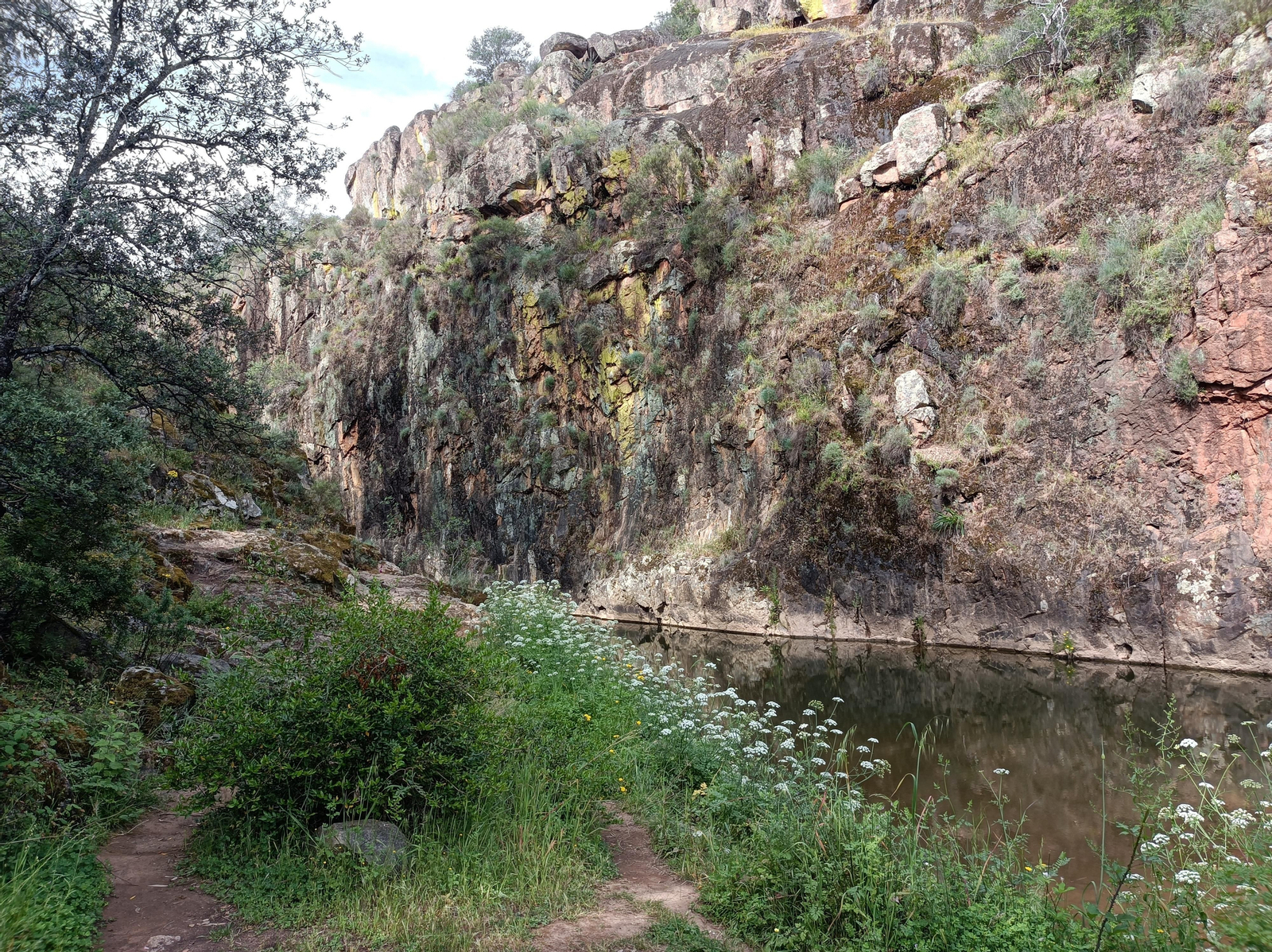Imágenes de la georruta de El Chorro, en Almadén de la Plata