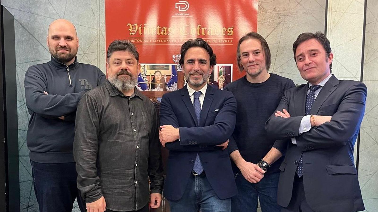 Nacho Tenorio, Sergio Mora, David Díaz-Cantelar, David Cabeza y Damián Díaz-Cantelar.