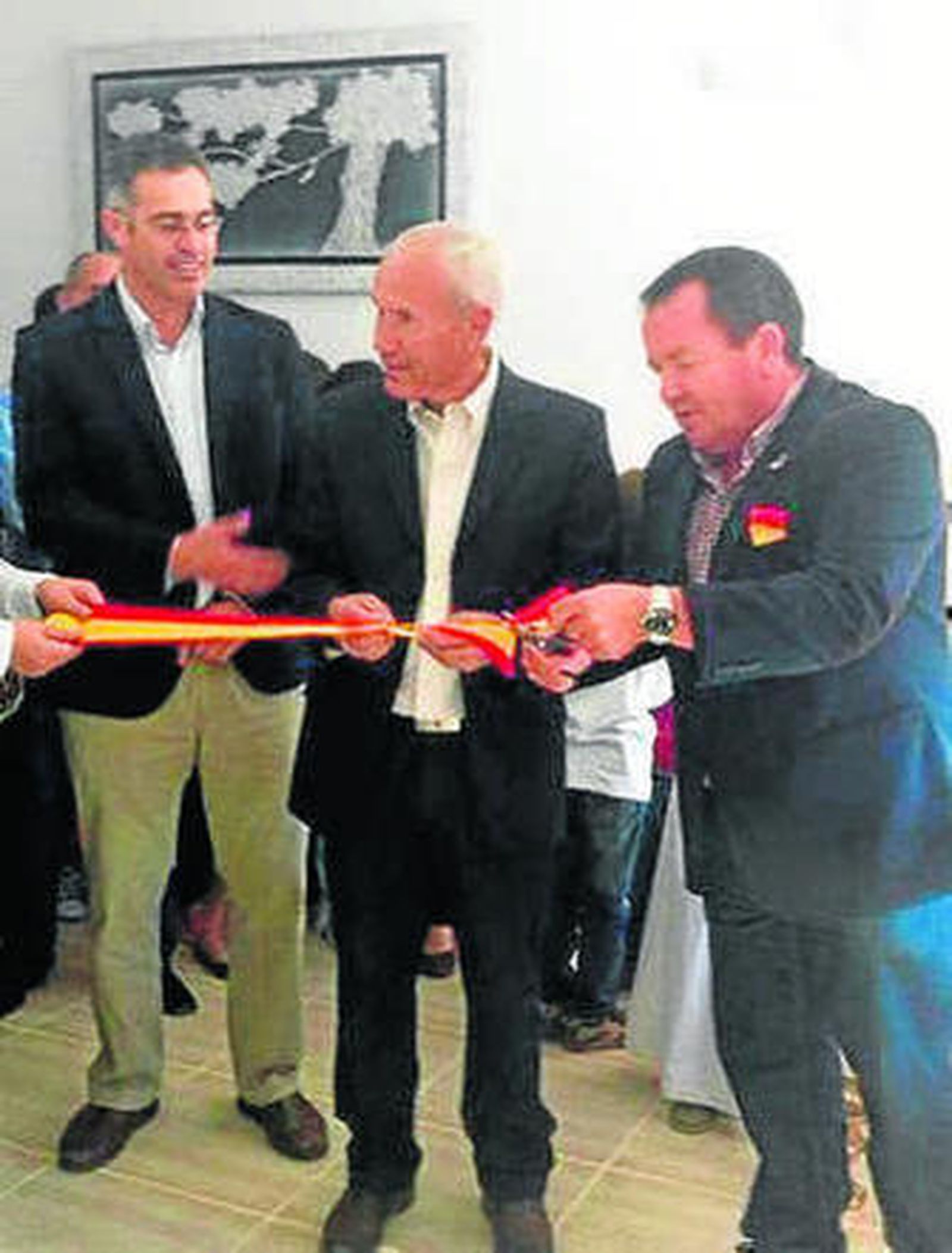 Momento de la inauguración.