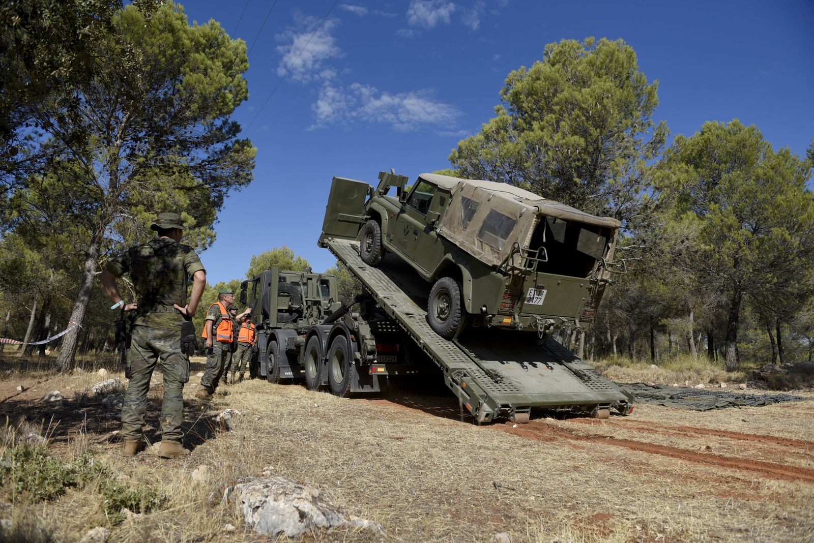 Unas maniobras del Ejército de Tierra.