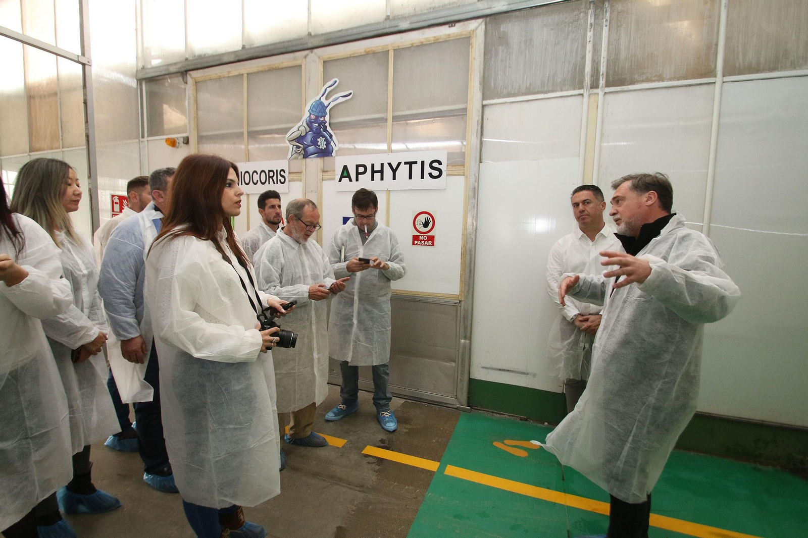 Fotogalería de la visita guiada a las instalaciones de Koppert en Águilas