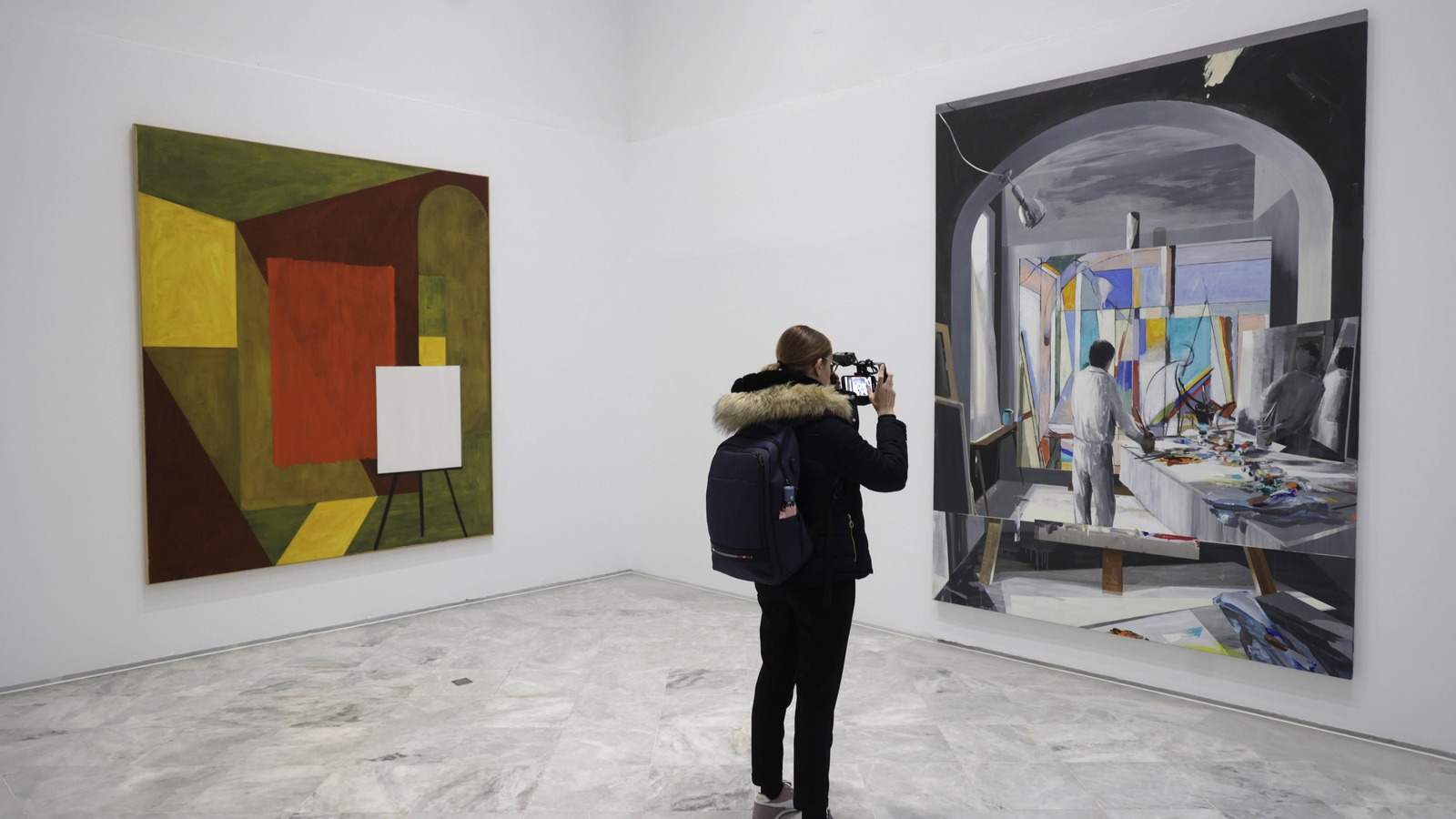 Imágenes de la exposición 'Devenir Pintura'