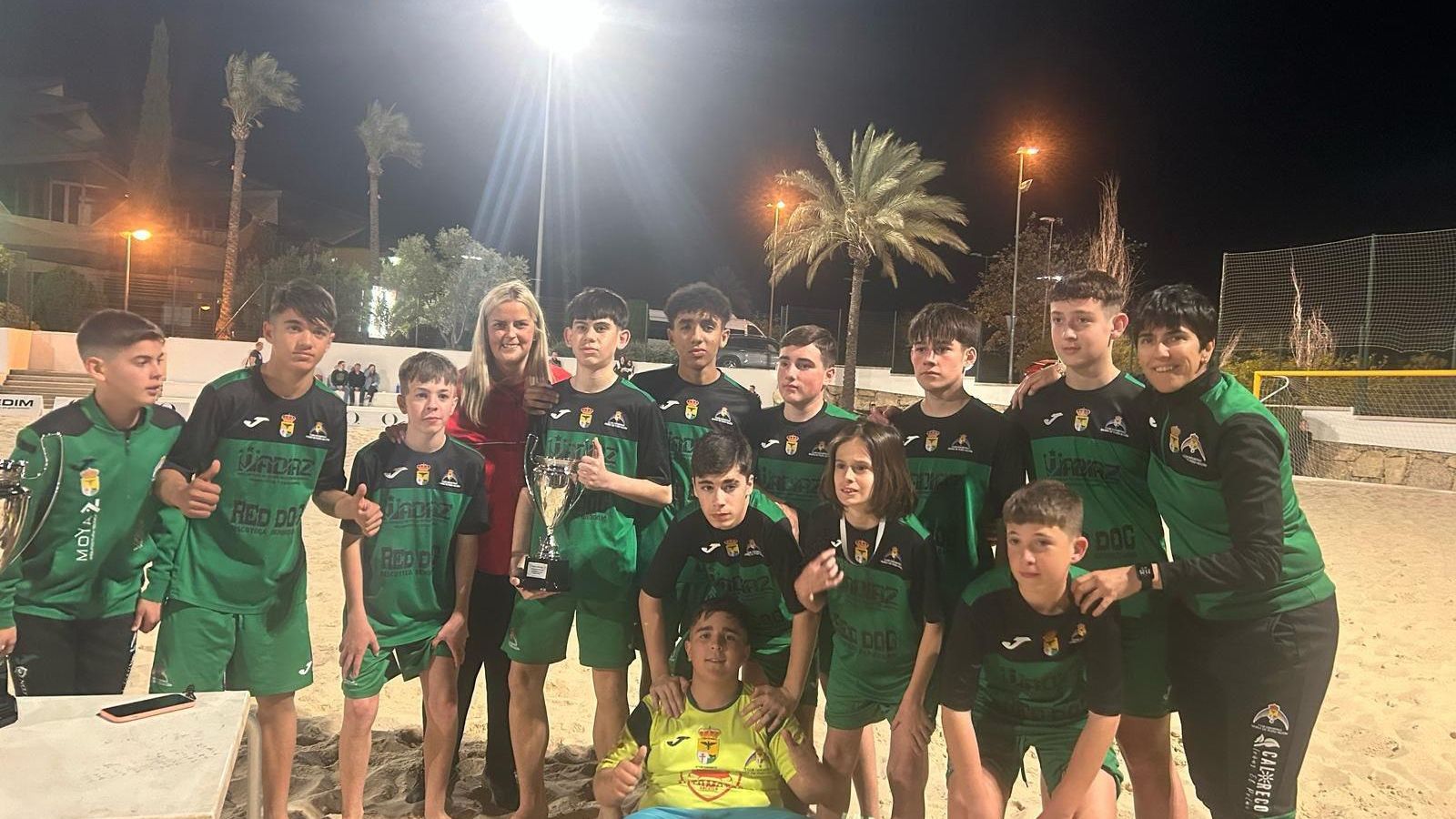 Equipo infantil del CD Sierra del Pozo.