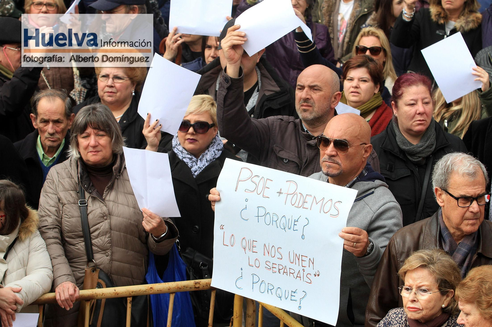 Imágenes de la manifestación contra la derogación de la prisión permanente revisable celebrada en Huelva