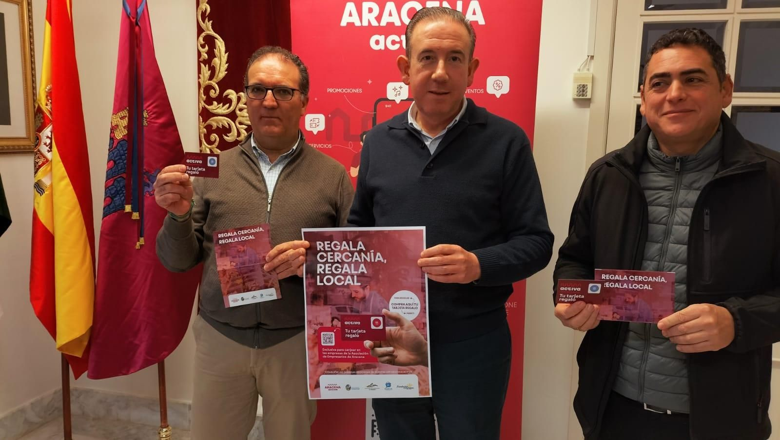 Presentación de la tarjeta regalo Aracena activa