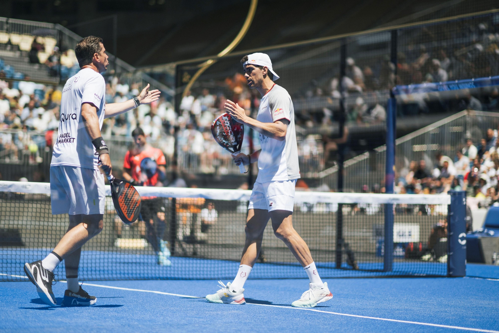 Las mejores fotos de los cuartos de final del pádel en el Estadio de la Cartuja