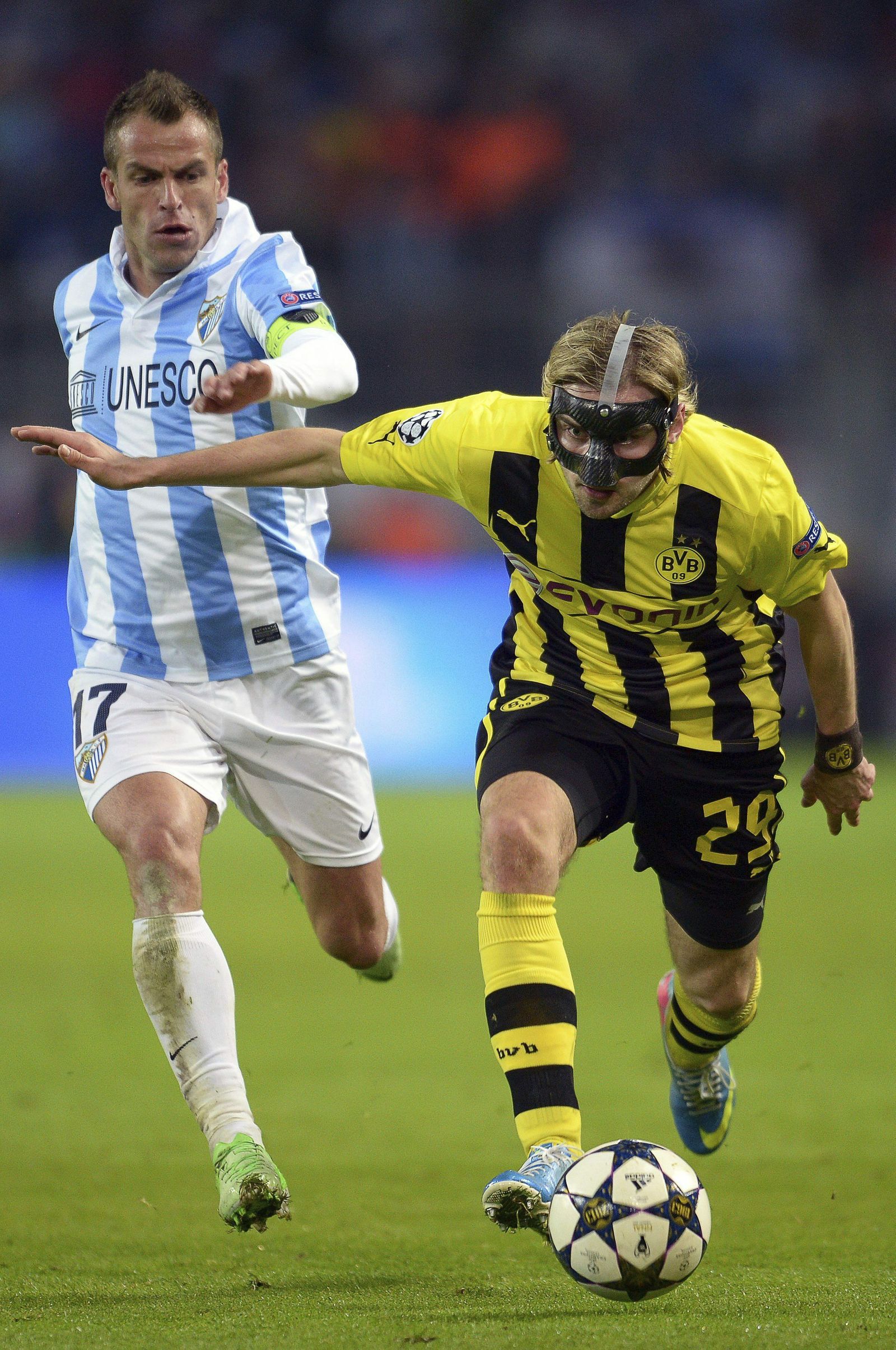 Las fotos del Borussia Dortmund-Málaga CF.