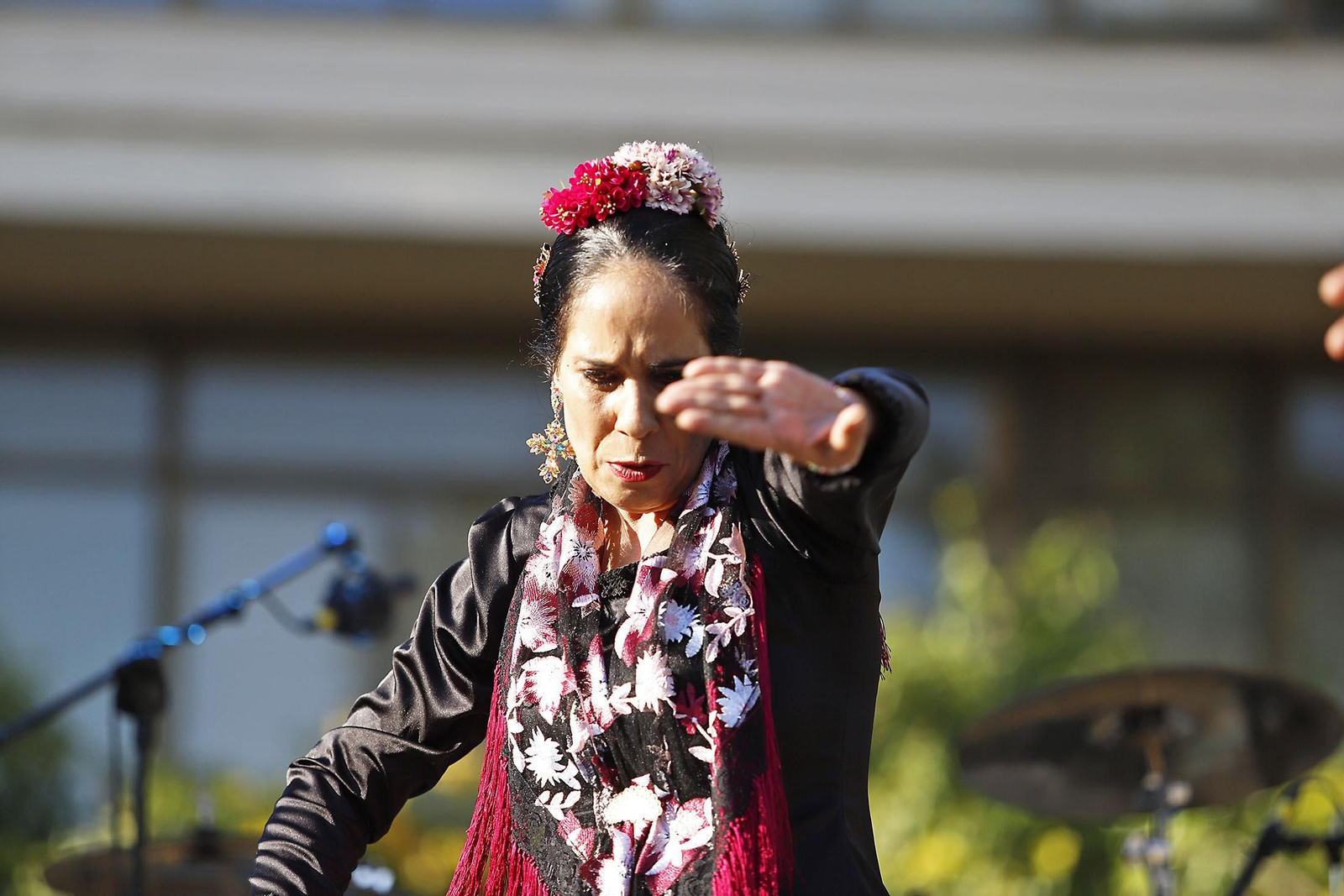 Imágenes de la Feria de las Sevillanas en los jardines del muelle