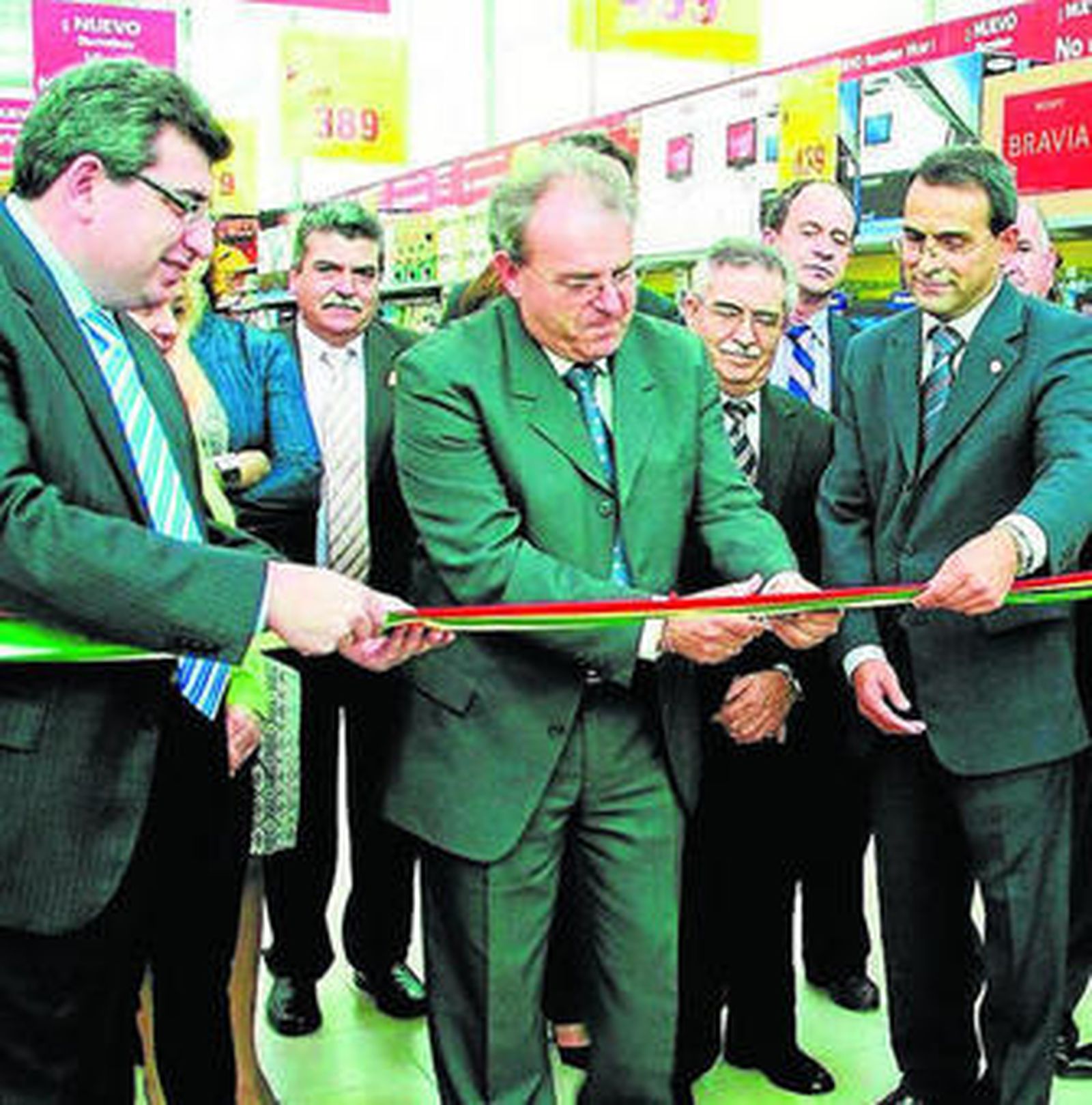 Momento de la inauguración de Viapark en octubre de 2008.