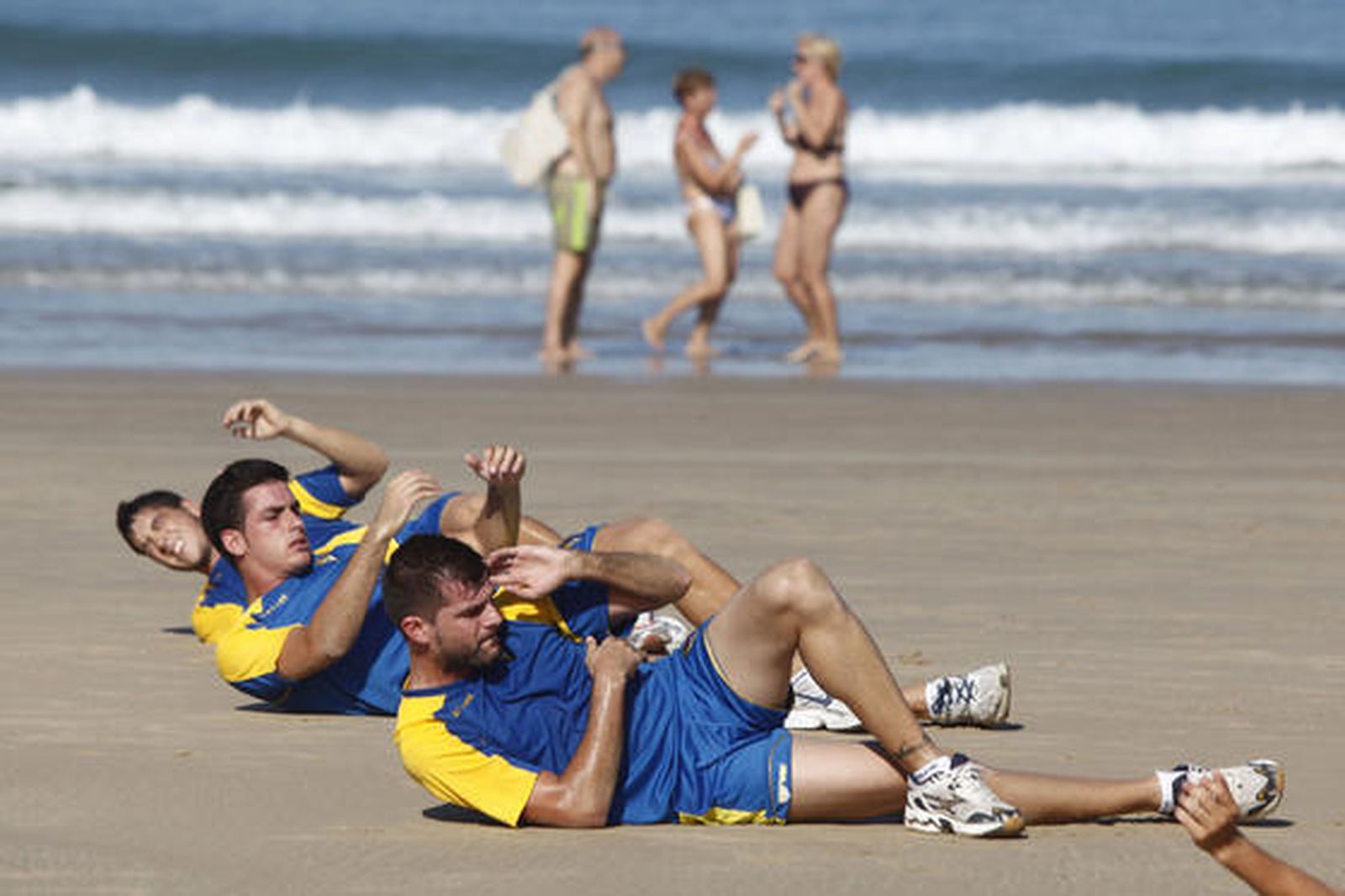 Un momento del entrenamiento

Foto: Jesus Marin