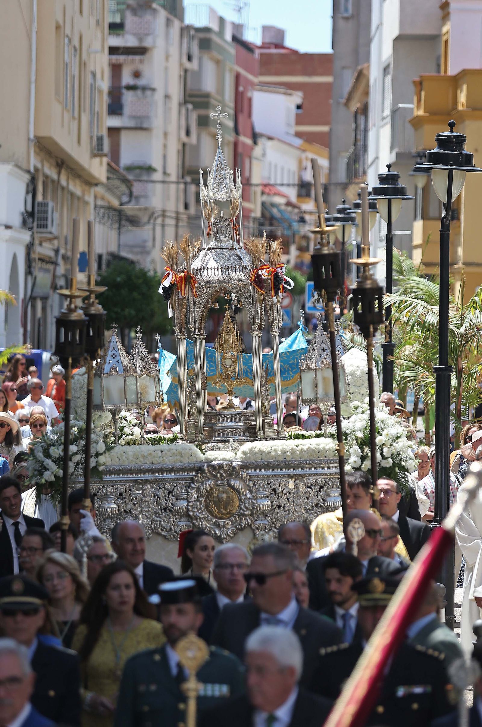Las imágenes de la  celebración del Corpus Christi en Algeciras