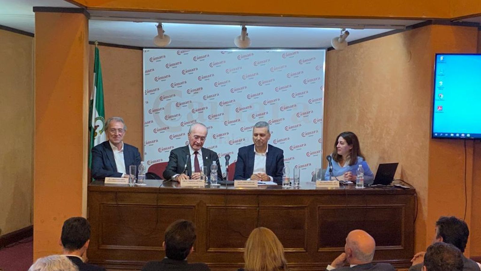 Pablo Otaola, Francisco de la Torre, Sergio Cuberos y María Fernández.