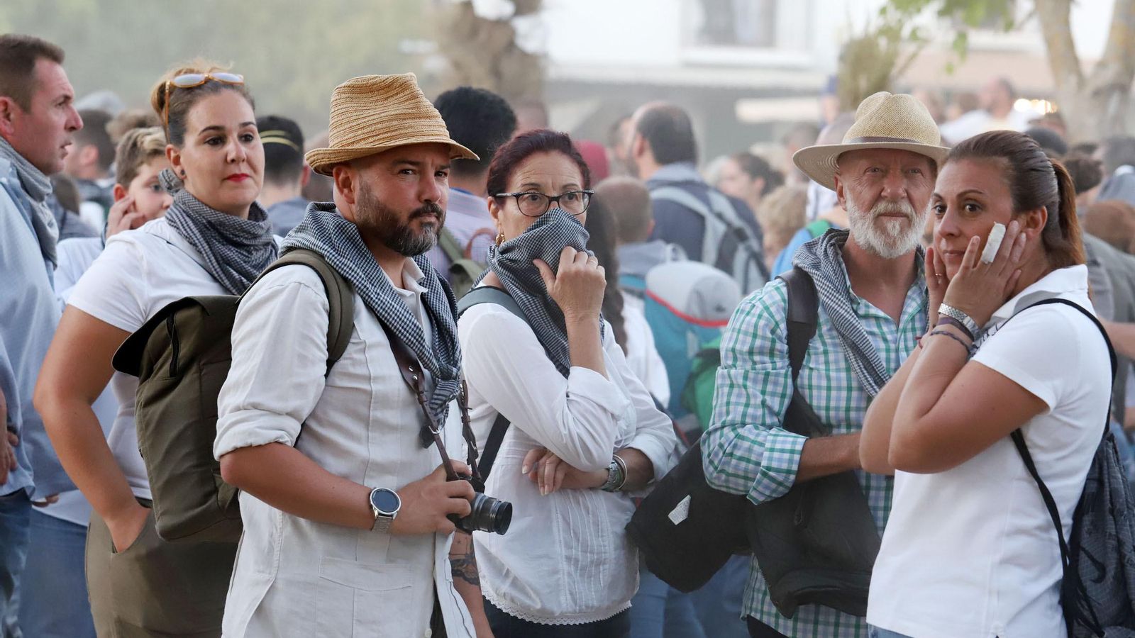 La Hermandad de Huelva en el camino del Rocío del 2019