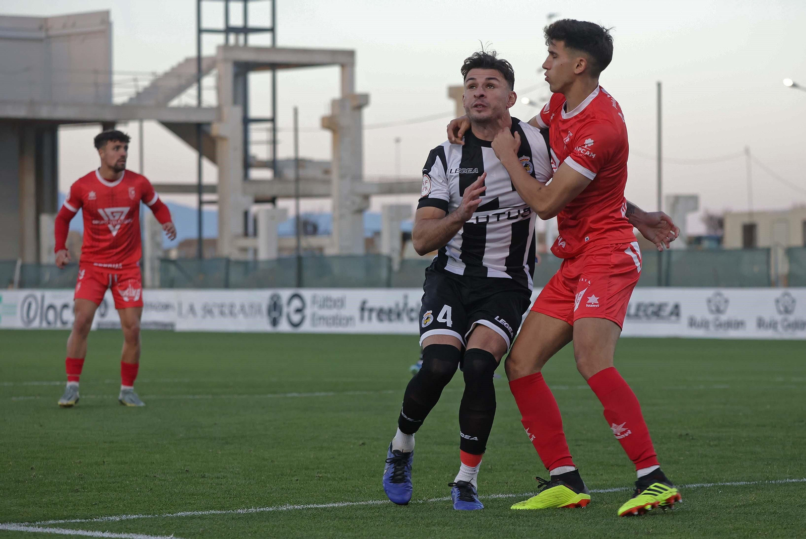 Rafa Ortiz, en su primer encuentro con la Balona, el pasado domingo