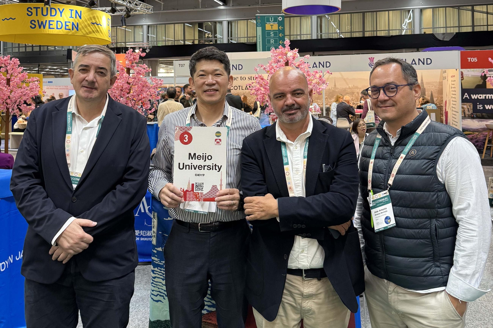 La UAL ha estado representada por el vicerrector de Proyección Internacional, José Carlos Redondo; el director de Promoción Internacional, José Luis Ruiz; y el director de Movilidad Internacional, José Antonio Álvarez.