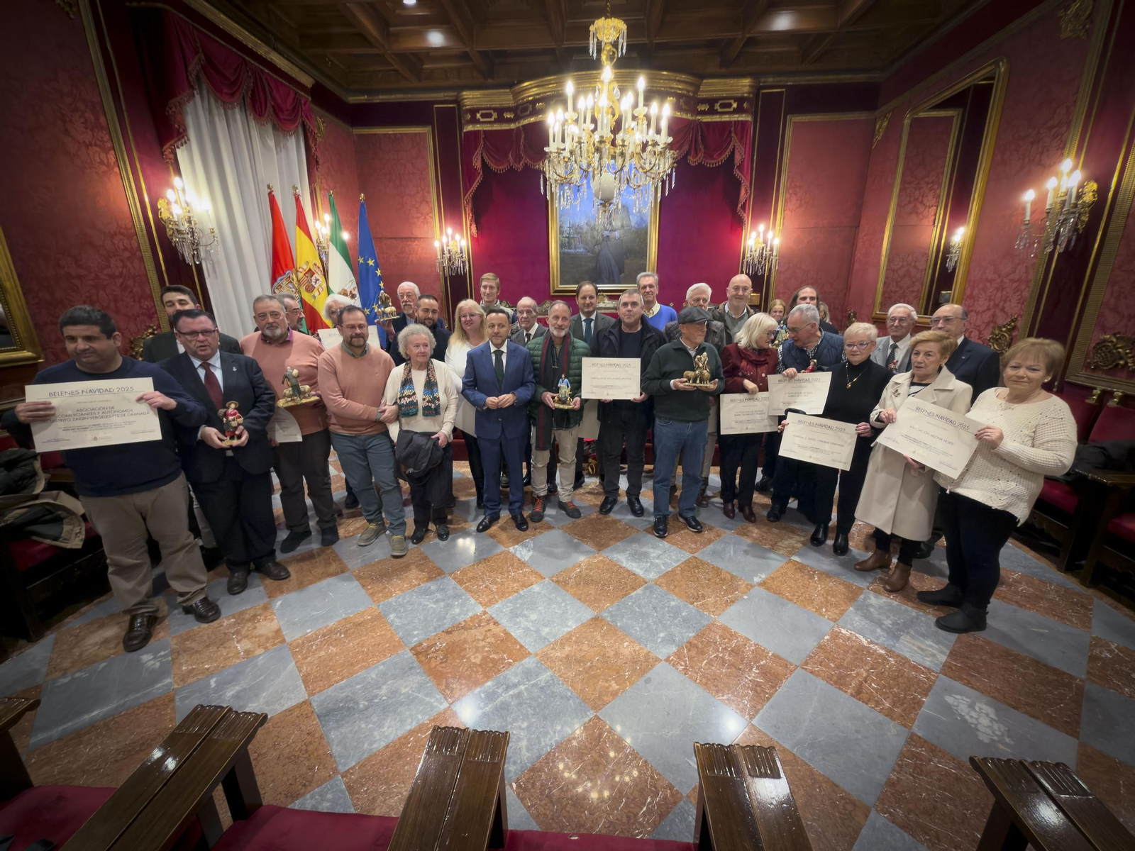 Fotos: así han sido galardonados los ganadores del Concurso Municipal de Belenes 2025 en Granada
