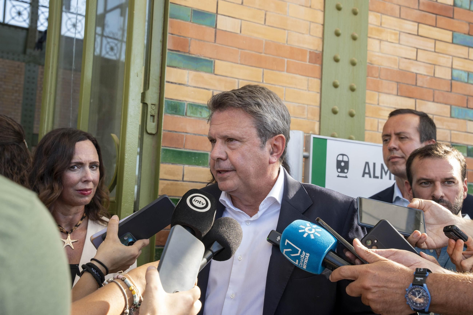 Las mejores imágenes de las obras de integración ferroviaria en Almería