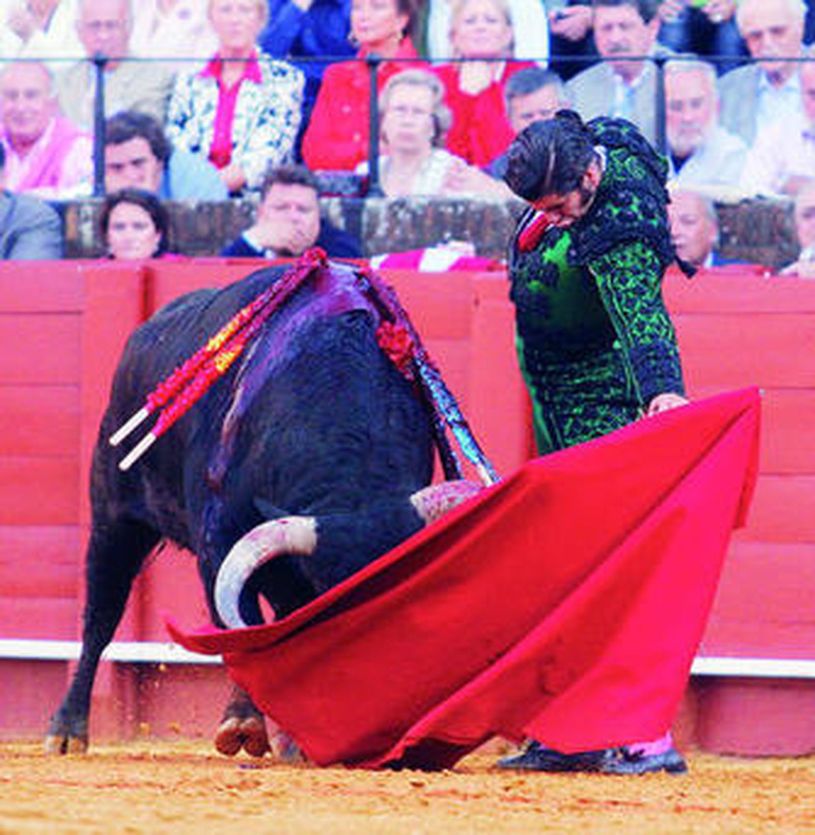 Morante de la Puebla, en uno de los naturales al tercer toro.