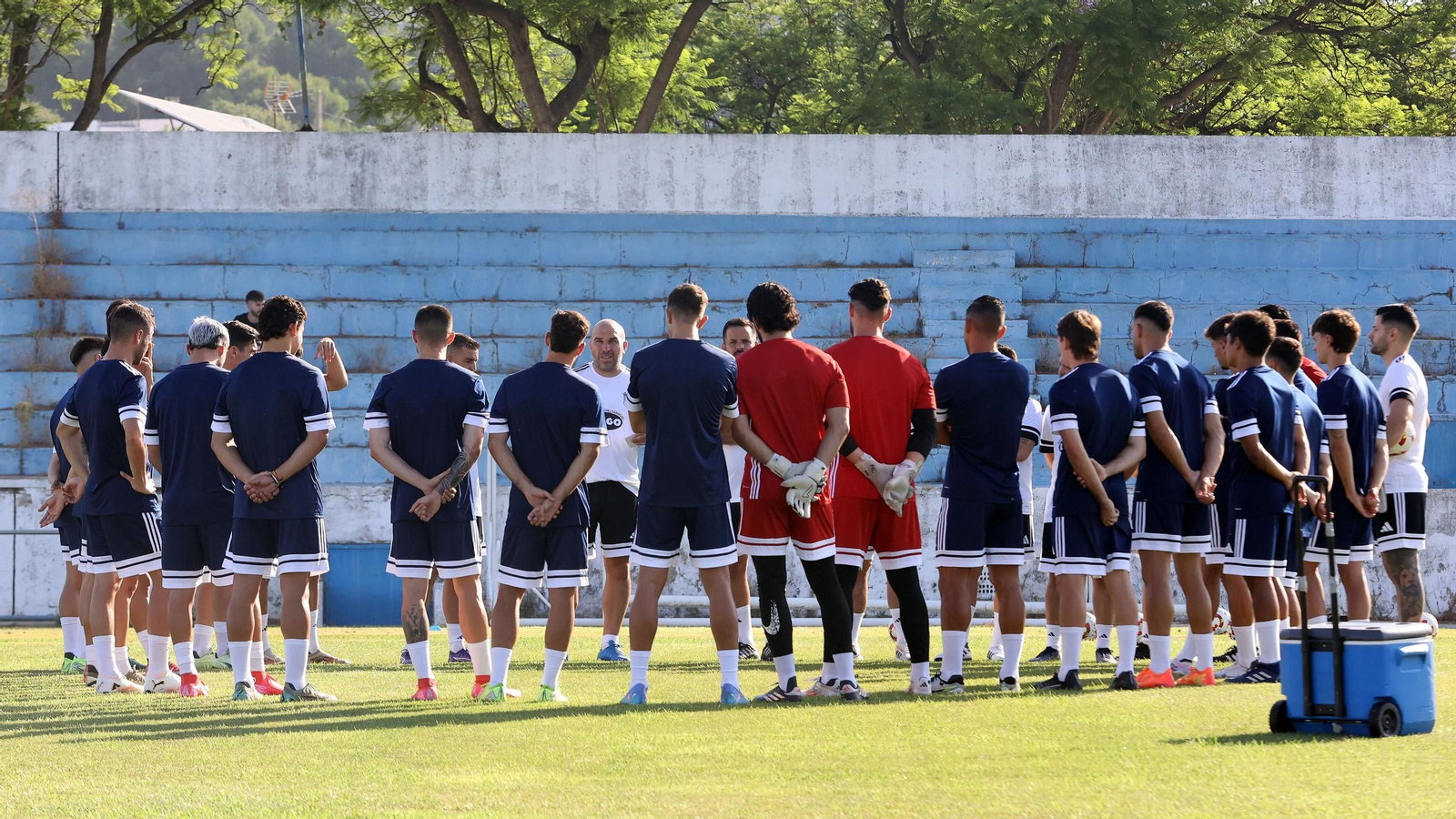 Primer entrenamiento del Xerez CD en el Pedro Garrido de Jerez