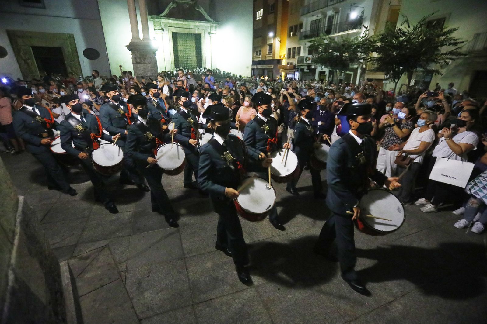 La retreta militar en Córdoba, en fotografías