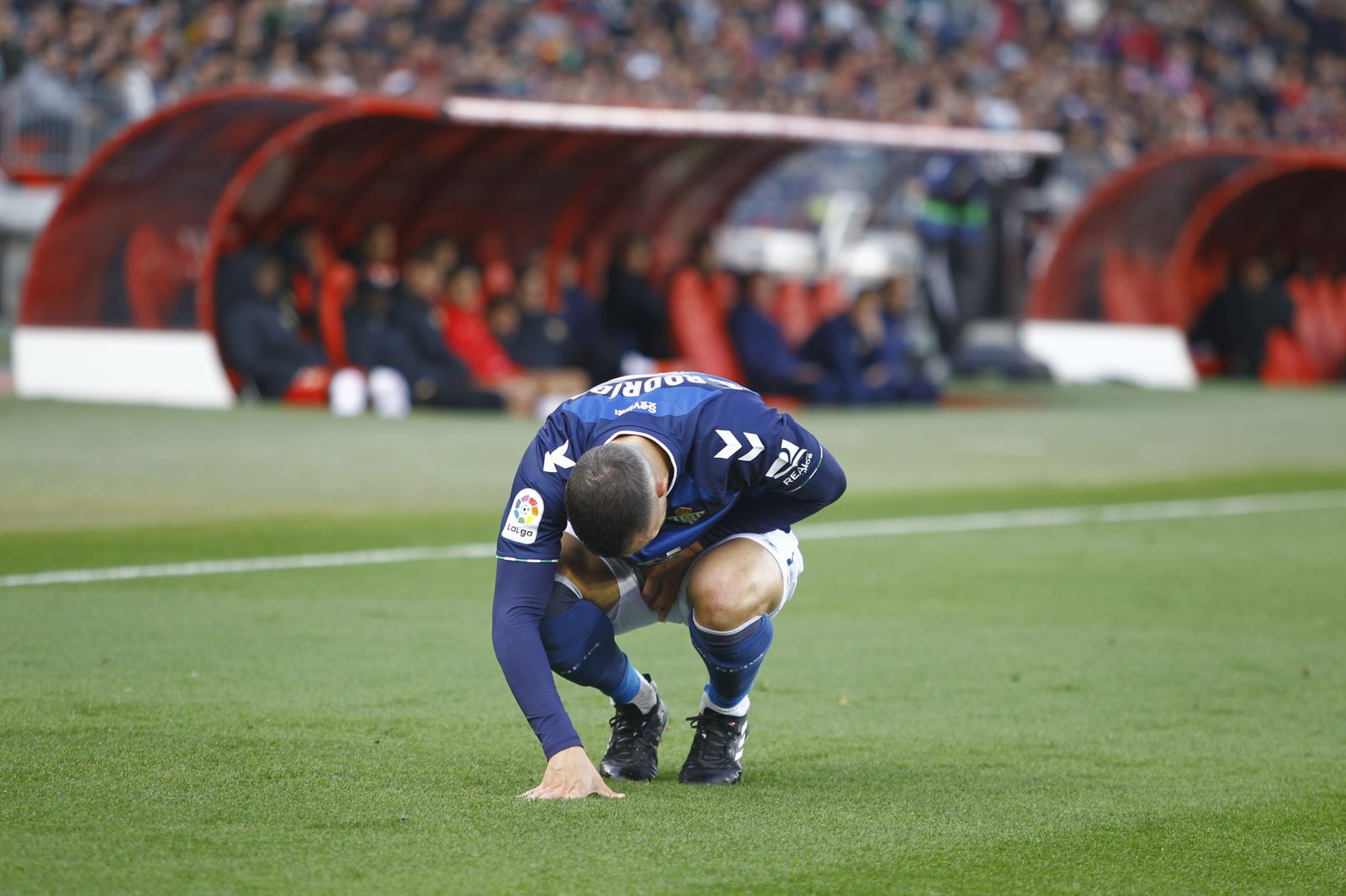 Imágenes del partido de fútbol U.D. Almería-Real Betis Balompié