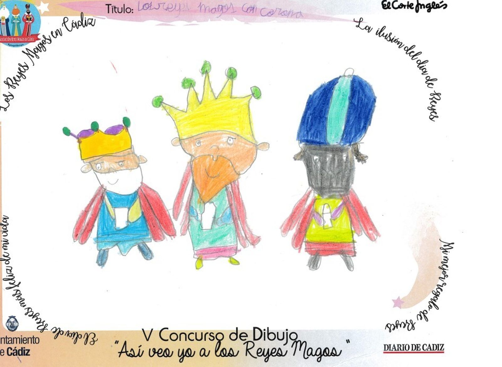 Los dibujos del concurso 'Así veo yo a los Reyes Magos'.