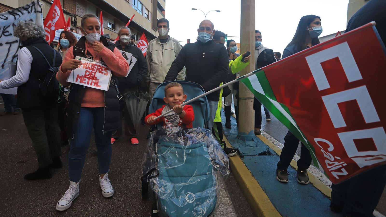 Fotos de la manifestación del metal en Algeciras