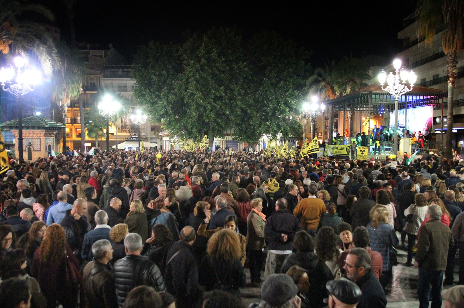 Imágenes de la manifestación contra los Fosfoyesos
