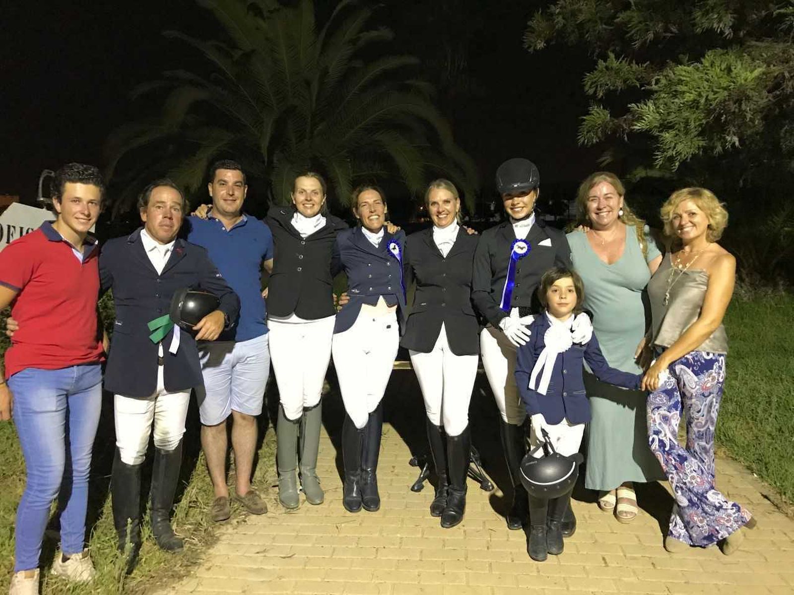 La expedición del Dressage, en Jerez