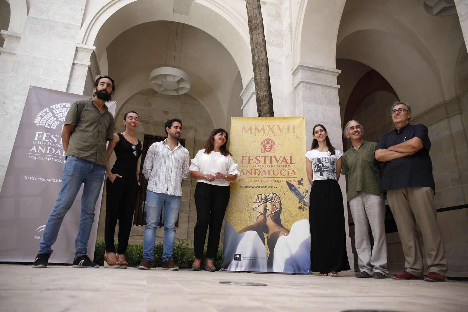 Presentación, ayer, del Festival de los Teatros Romanos de Andalucía.