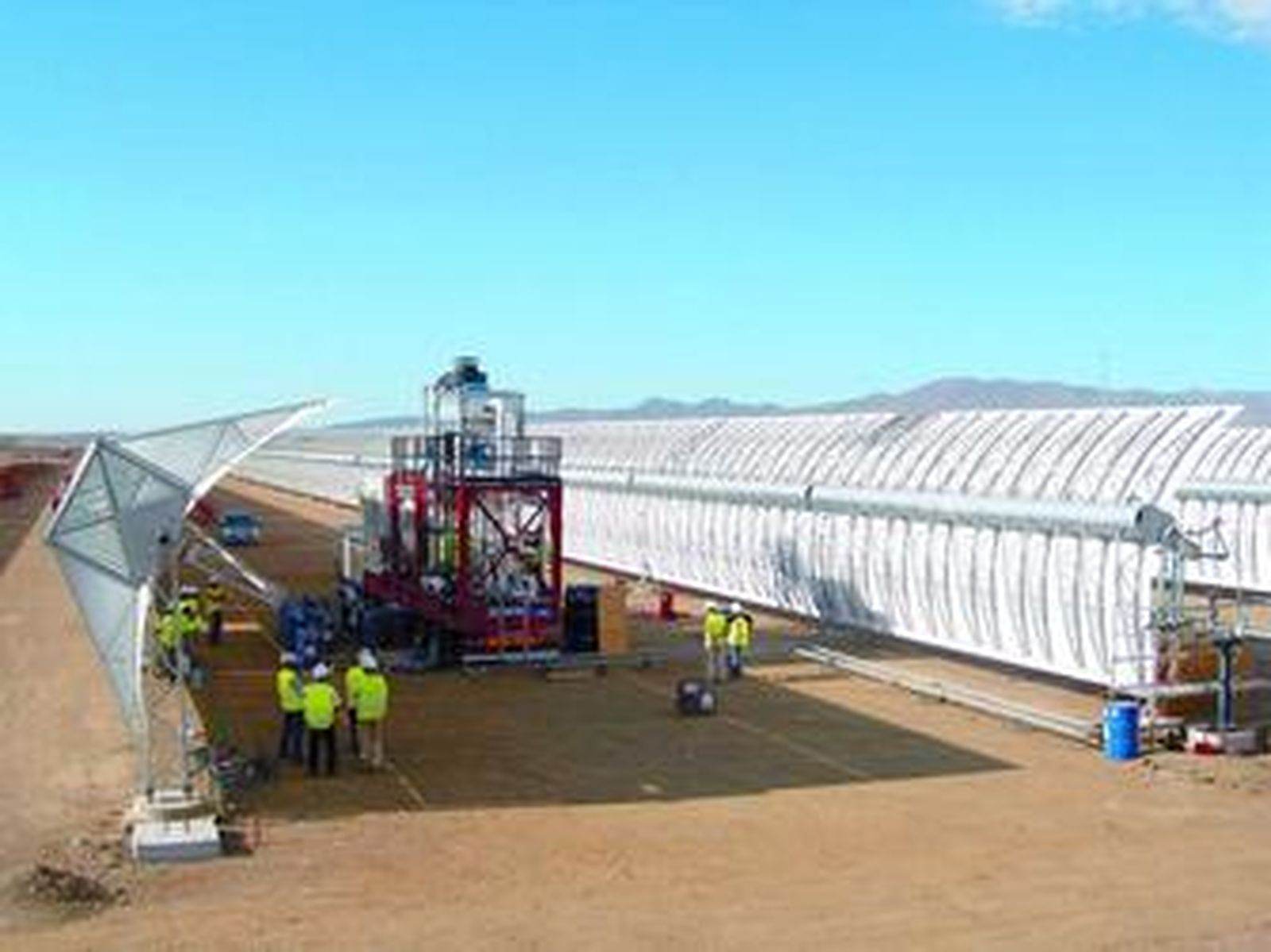 Sener ha suministrado diversos componentes a ACS para la planta Andasol 1 de Granada (en la imagen).