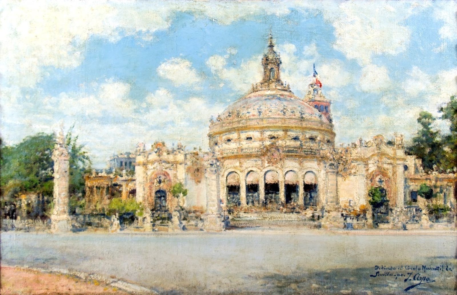 'El Casino de Exposición', de José Arpa Perea (1992), es una de las piezas más relevantes que puede contemplarse.