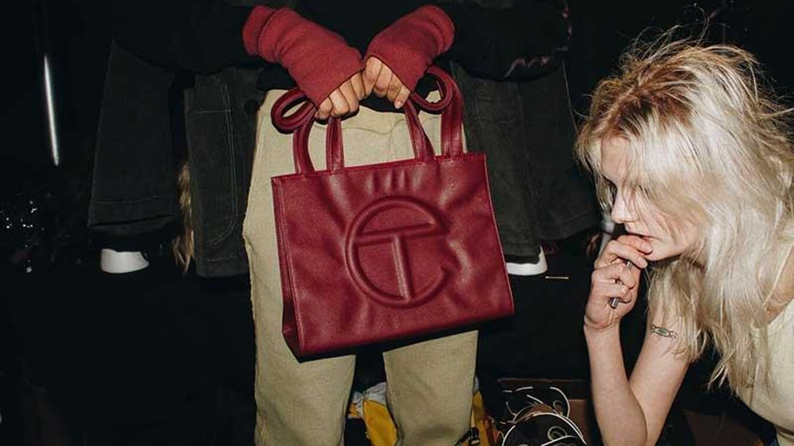 Bolso Telfar en burdeos