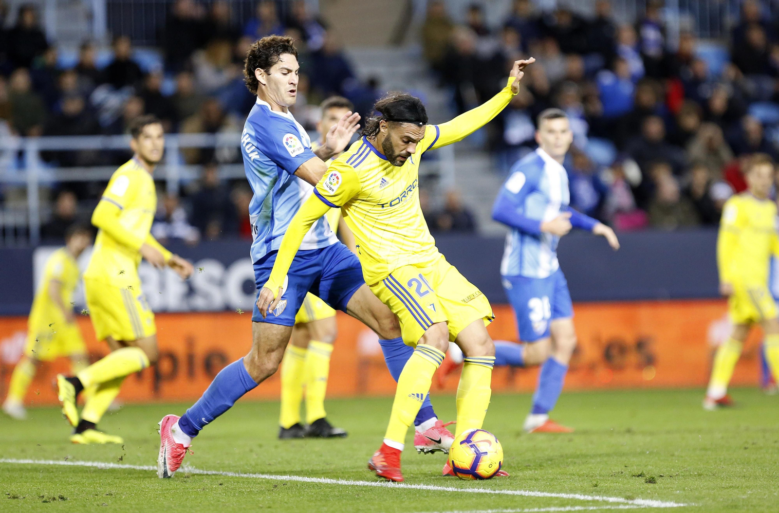 Las mejores imágenes del Málaga-Cádiz