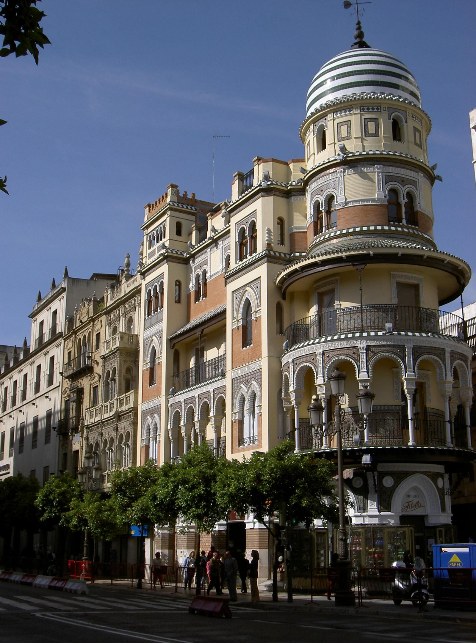 El edificio de La Adriática.