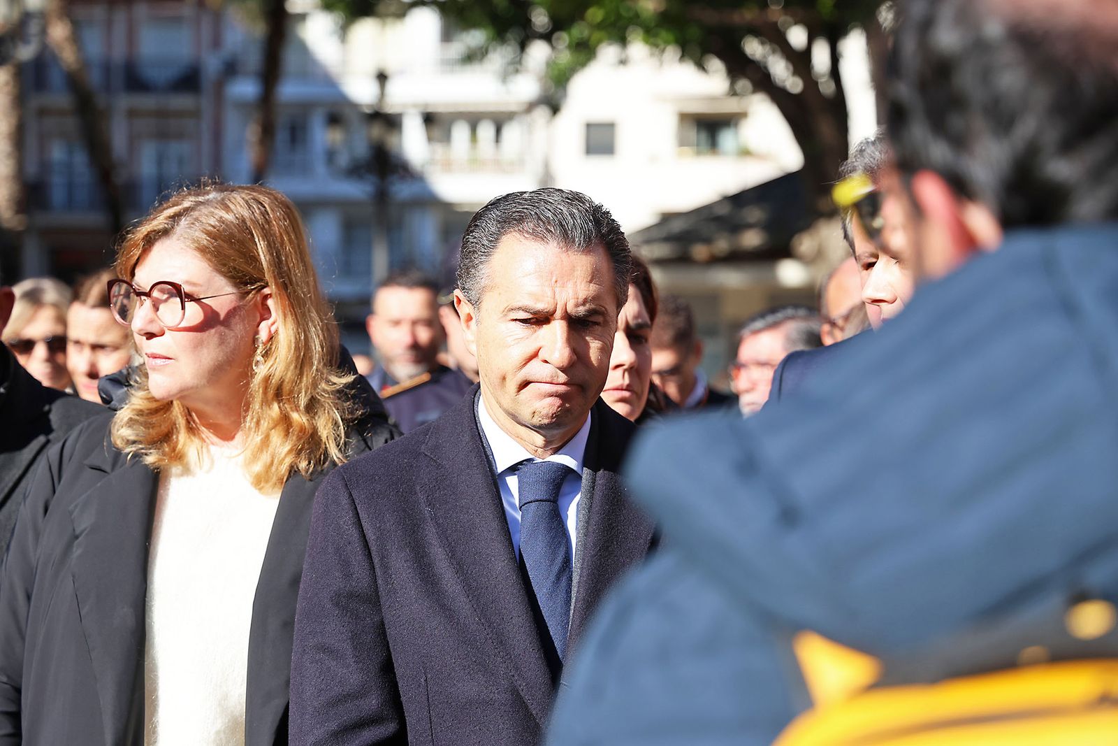 Las fotografías del minuto de silencio por el trágico accidente de tren