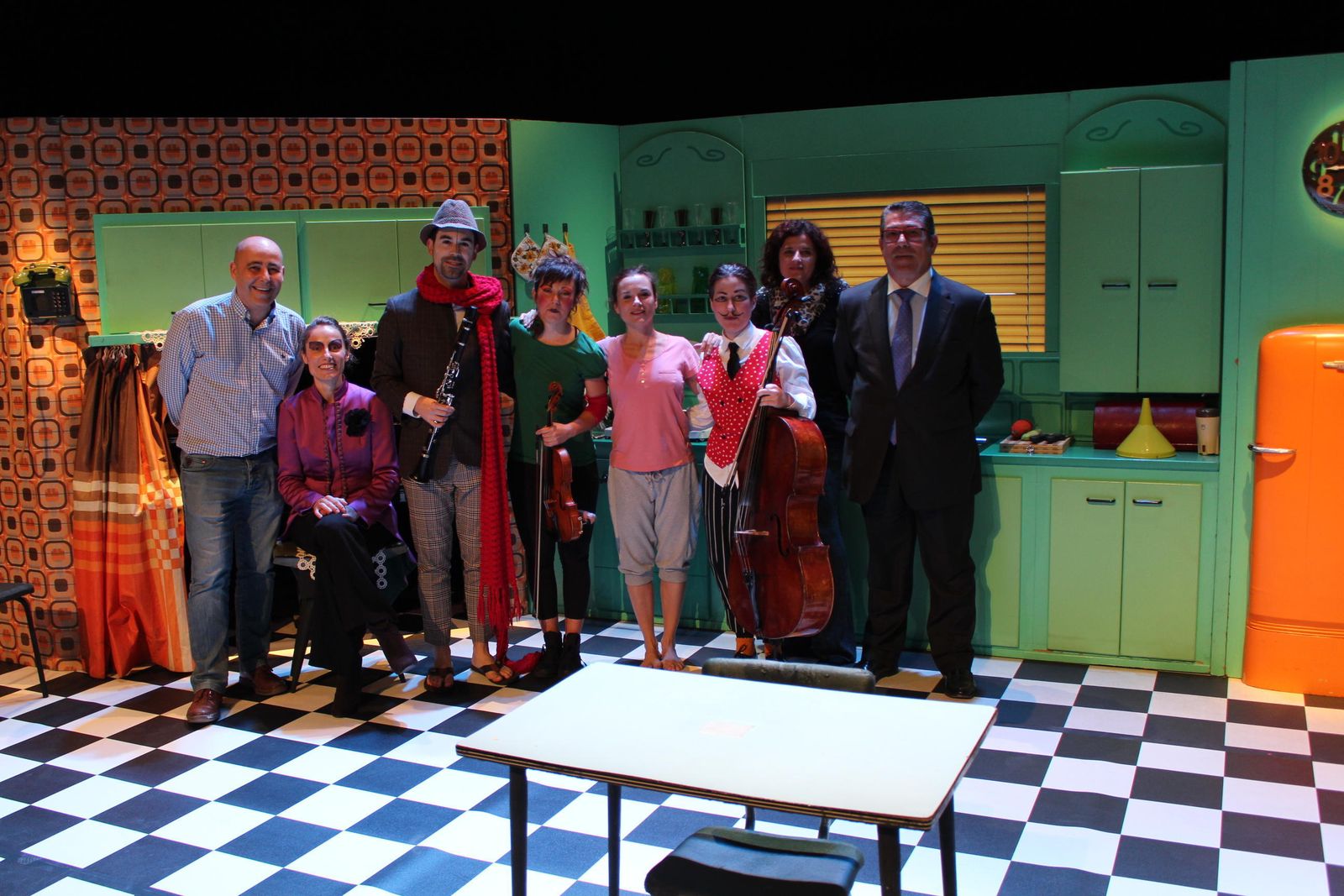 Presentación del espectáculo en el Ayuntamiento de Huércal-Overa.