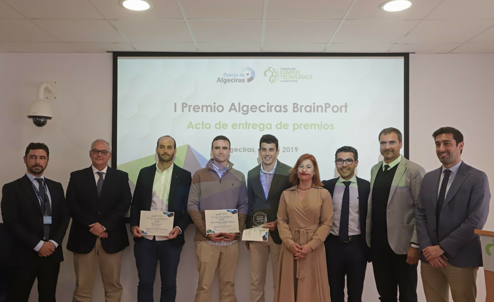 Un momento de la entrega de premios de la APBA y la Fundación Campus Tecnológico.