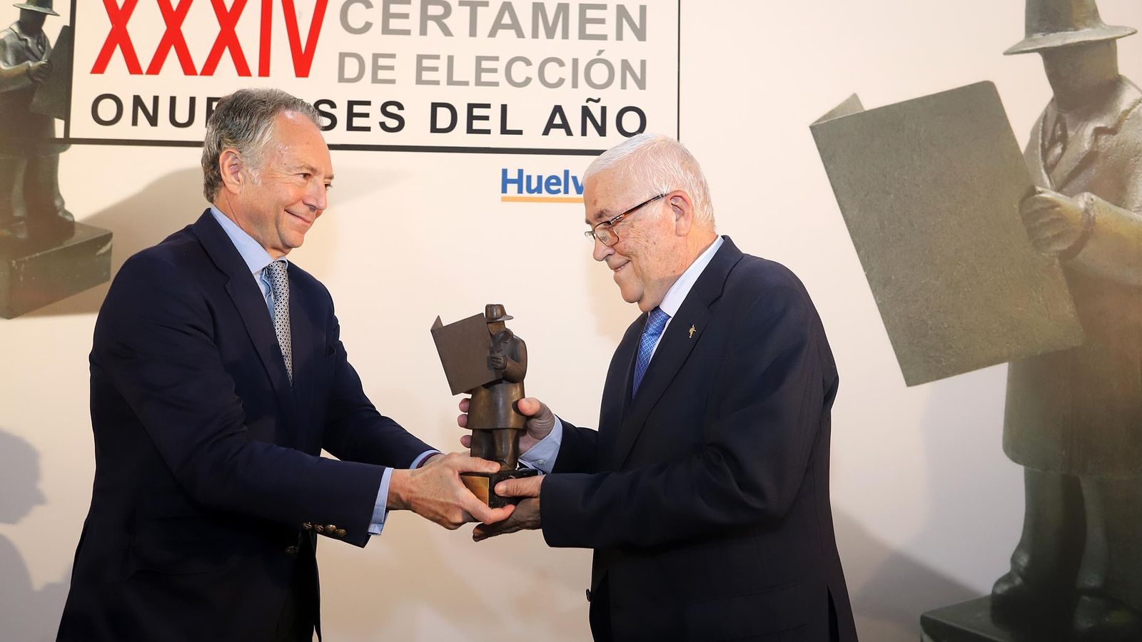 Abel Moreno junto al presidente del Grupo Joly, D. José Joly
