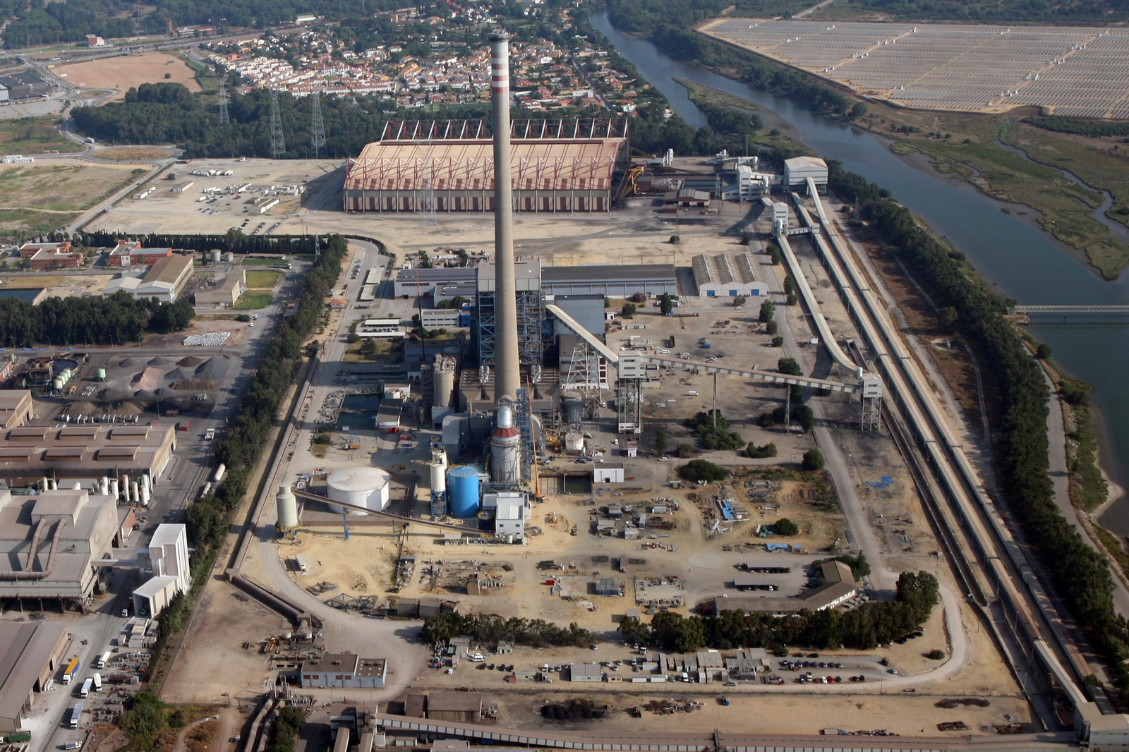 Central térmica de carbón de  EDP en Los Barrios