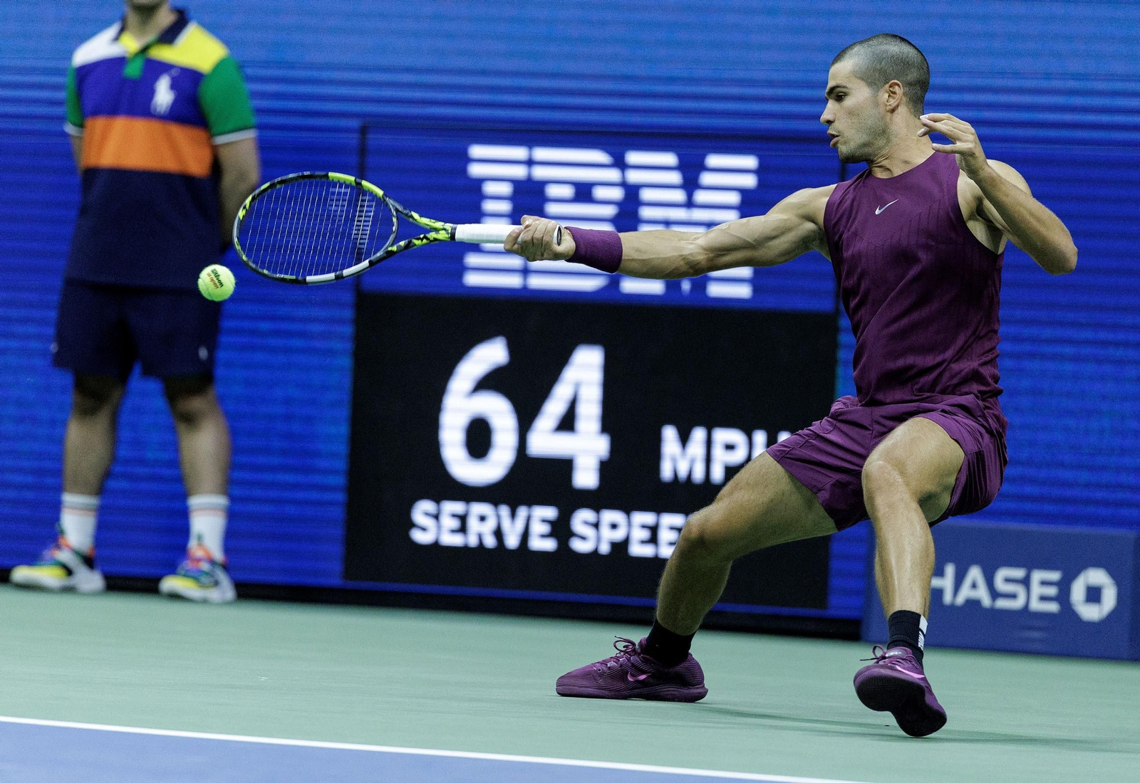 Las fotos del demoledor Alcaraz en la segunda ronda del US Open