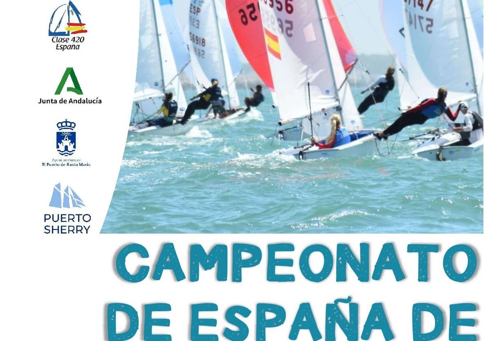 Cartel de la prueba que acoge la Bahía de Cádiz.