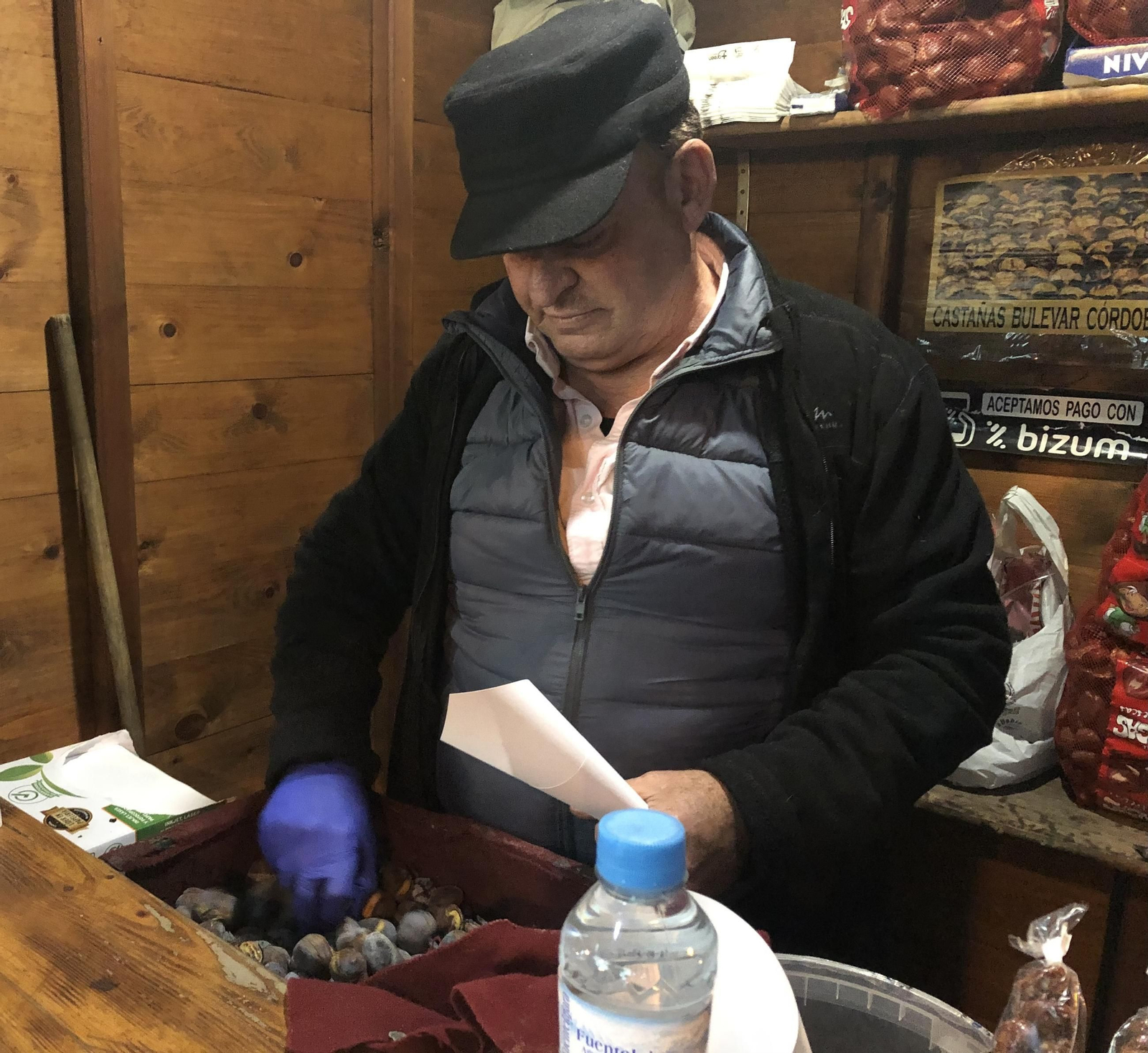 Manuel Fernández en su puesto