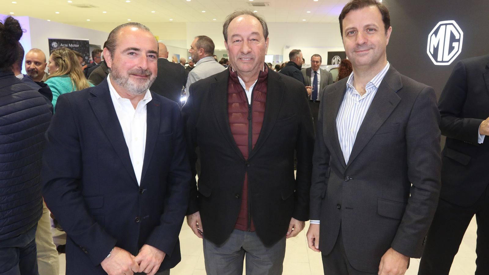 Entre las personalidades que acudieron al evento, Joaquín Nieto, representando a GNA; y Pedro García, a MG España en su calidad de vicepresidente y country manager.