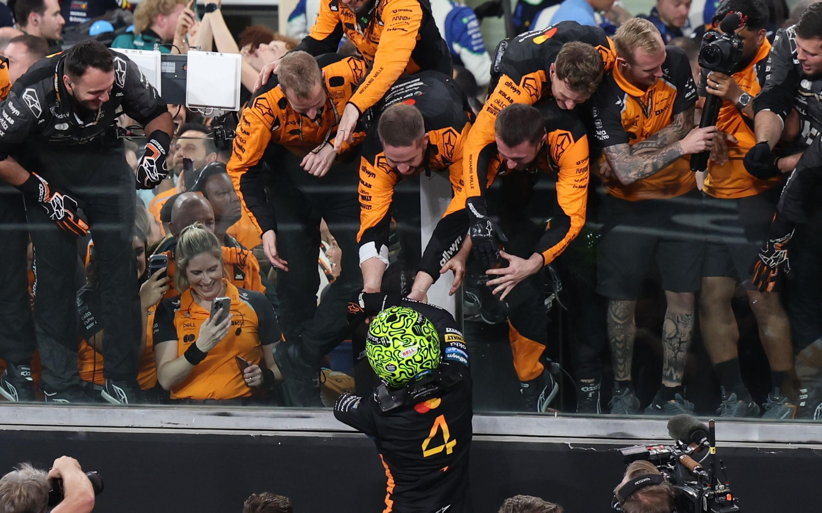 Las fotos del título mundial de Lando Norris en la Fórmula 1