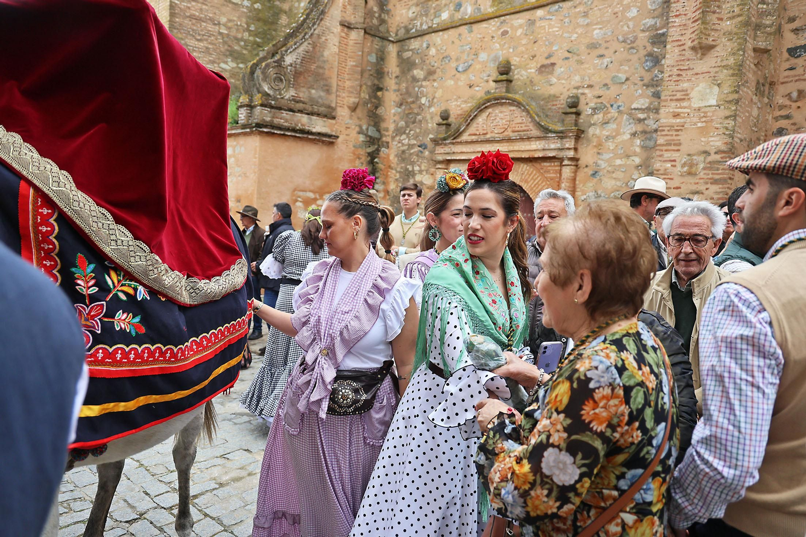 Las imágenes de la romería de San Benito Abad en el Cerro del Andévalo de Huelva