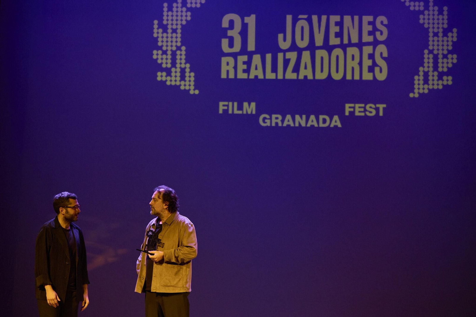 Isaki Lacuesta y Antonio Arenas en el Isabel la Católica.
