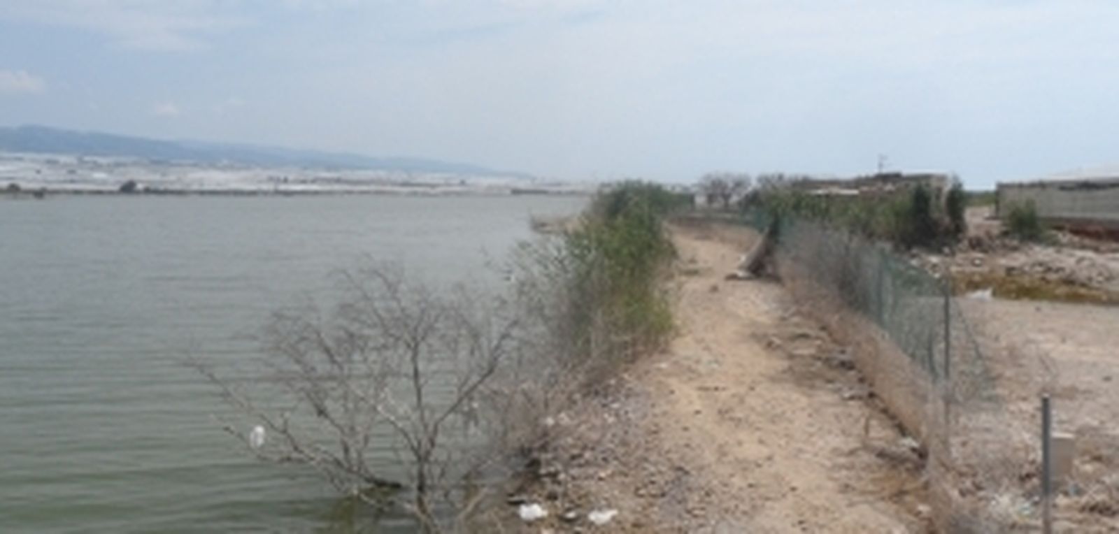 Los niveles de agua de la balsa del Sapo descienden casi 2 metros desde mediados de febrero