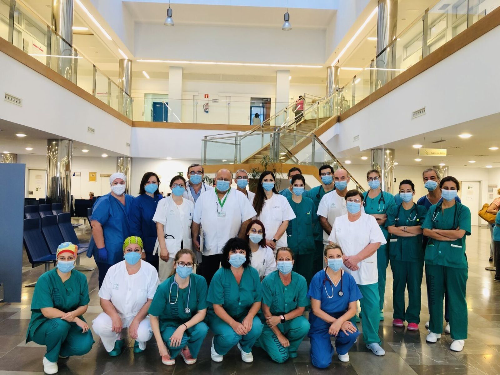 Equipo de Neumología del Hospital Clínico.